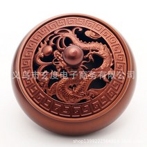 불교용품 Lucky Zen Buddhism fish dragon Incense burner figurine Ornament home Decoration Good luck s, 09 7