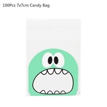 100 pcs 비닐 봉투 감사 cookieamp 사탕 가방 결혼식 생일 파티 선물 가방 비스킷 베이킹 포장 가방에 대 한 자체 접착, h