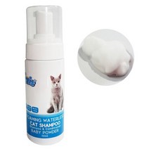 일음쇼핑^^m펫더맨 더캣츠 워터리스 샴푸 150ml 베이비파우더향 반려동물 애완견 반려 강아지 미용 애견 애미용일medi^^, ab^^선택없는, 히후*!