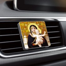 차량방향제 자연향기 성화 액자 감성디퓨저, 빙향/The Madonna of the Lilies