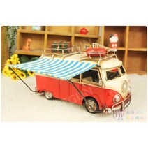 캠핑미니어쳐 카라반 장식 소품 텐트 소품 미니어처 장식, L