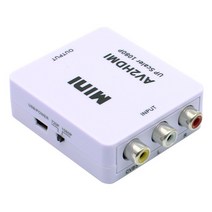 3RCA 입력 HDMI 출력 AV 영상변환컨버터 8비트 레트로 게임기 모니터 티비 연결잭