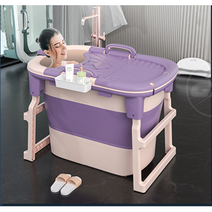 반신욕기 1인 홈스월드 가정용사우나 접이식 접이식욕조 간이 이동식 깊은욕조, 02. 홈스월드 접이식 깊은욕조 탕온계형_퍼플
