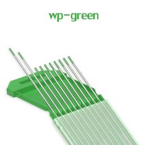 10pcs 전문 텅스텐 전극 용접 1.0 1.6 2.0 2.4 3.0 3.2 4.0mm WT20 WC20 WL20 WL15 WY20 WR20 Tig 막대, WP(Green), 2.0mm, 175mm