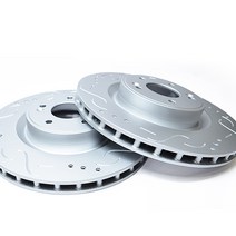 그랜드스타렉스 온프 타공 디스크로터 전륜 좌우2개+브레이크오일 세트