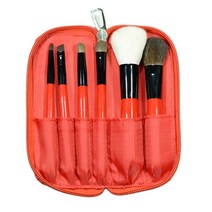 화장 붓 세트 Brush 브러시 928# 레드 휴대용 애니멀 퍼 파우더 블러셔 밴드 메이크업 세공작성 뉴타임즈 Z, 하양