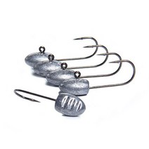 낚시바늘 낚시용품 10 개/갑 Soft 웜 Lures Jig Head Barbed 후크 3 그램 28 미리메터 Ice / Raft 낚시 태, 4g