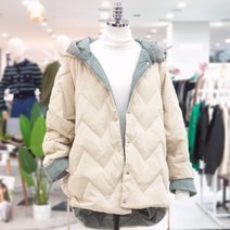 에이비에프지 오리털 니트 레이어드 패딩 HRIDFW4D31KA