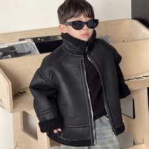 멋무 아동 털 퍼 무스탕 자켓