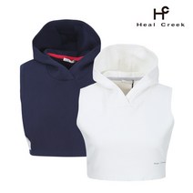[힐크릭] (여성)후드 크롭 베스트_1HCSWM8901