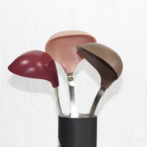 [마미스테이블] 잘떠지는 고급식품용실리콘 국자(스텐손잡이), 국자 스위트피치