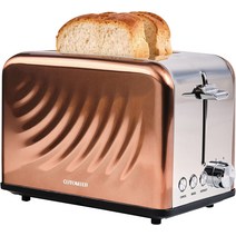Cotomier Toaster 로즈골드 스테인레스 레트로토스터 토스트기 베이글, 기본