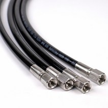스쿠버다이빙장비 스쿠버 다이빙 장비 스테인리스 스틸 피팅 레귤러 타입 고압 고무 호스, 01 Rubber_03 80cm