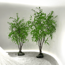 인테리어 조화 인조목 카페 나무 식물 대형 장식 화단 조경 조화 인조 화분 실내, 높이2.8m