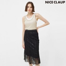 [나이스크랍] 나이스클랍 레이스 믹스 스커트 N223MWS708
