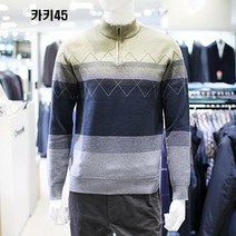 이랜드 [크로커다일]크로커다일 남성 F/W 가을 겨울 노르딕 패턴 반집업니트 2종 SPA8KR4335_엔씨송파점