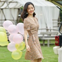 쉬폰 플라워 원피스 돌 가족 의상 돌잔치 엄마 원피스 돌맘 천서진 드레스 여름 하객 청담동 며느리룩 휴가