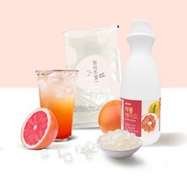 네이쳐티 에이드만들기 세트 (자몽 에이드 원액 1.2KG + 화이트펄 1kg(22.11.15)), 단품, 단품