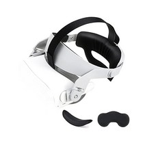 iovroigo 업그레이드 조절가능한 Halo Head 스트랩 Suitable for Oculus Quest 오큘러스 퀘스트 2 VR 스트랩 Increase 서포팅 Force a
