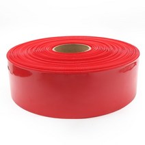 18650 리포 배터리 PVC 열 수축 튜브 팩 너비 17mm ~ 80mm 절연 필름 랩 리튬 케이스 케이블 슬리브 파란색, 05 Width 55mm x 1meter, 02 빨간