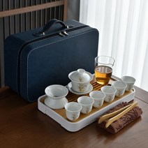 우드 퇴수기 차판 차상 트레이 원목 나무 대나무 전통 다기 다도 용품 세트, 단일사이즈, E