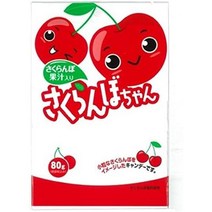 카와구치제과 사쿠란보 찬 체리맛 캔디 사탕 80g 10팩