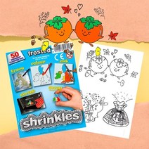 기타 바보사랑[우리아트]추석 도안증정 슈링클스 클래스룸팩 화이트 50장