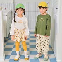 [유니키즈] 동그라미 상하복세트 유아동 키즈옷 여아 남아 봄 가을 등원룩 남매룩 하나비