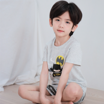 아동 내복 배트맨 그레이 상하 세트 키즈 면잠옷 실내복