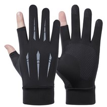 고탄력 스피어 쿨맥스 장갑 라이더 루어 낚시 등산 반장갑 배달대행, 쿨맥스 장갑_그레이_