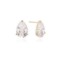 클루(CLUE) 당일배송 물방울 크리스탈 14k 골드 침 귀걸이 CLE20102G