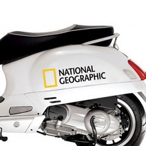 베스파 스티커 vsbs_113, 노란색-흰색