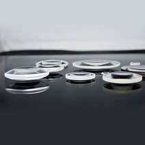 측정기기 20mm 28 30 50 K9 광학 유리 이중 볼록 렌즈 원형 돋보기 물리 실험 무대 램프, 09 D50 F50 C14.3 E3.7