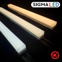 시그마 무브레일 일자등기구 라인조명 레일등기구 20W 25W 30W, 화이트, 1200mm(주광색)