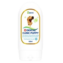 QIN553226덴탈크리닉 퍼피 양치 강아지 먹는치약 120ml 도그, 1