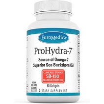 EuroMedica ProHydra-7 - 소프트젤 60개 임상적으로 연구된 산자나무 오일 포뮬러 필수 요건이 희석된 벨트-7 갯벌 피부 수분 개선 운동관 진정 60회 요구