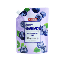 쥬피터 블루베리 리플잼, 1kg, 5개