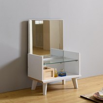 원룸 자취방 좁은집 소형 좌식 화장대 수납형 학생용 키즈 안방 메이크업, 아카시아