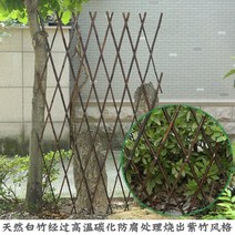 신우대 장미덩쿨 텔레스코픽 식물 작은 울타리 정원, 탄화대나무 높이 180 폭 180