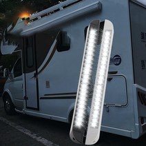 캠핑카 카라반 보트 개조 부품 DIY 용품 부속 dc12-28v 방수 ip67 rv 양산 바 라이트 요트 인테리어 수정 led 램프, 검은색