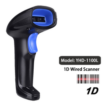 무선바코드스캐너 택배스캐너 qr코드리더기 1d usb 레이저 바코드 스캐너 - 2d, 1100l 1d 유선