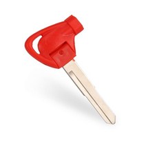 WhatsKey 오토바이 키 Blank Uncut For YAMAHA 자석 도난 방지 잠금 키 VOX BWS 4V BWS125 VOX50 GTR125 JOG EVO SMAX155, Right Red