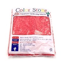 테라리움 일본정원 분재장식 수초어항 컬러스톤 빨강 원예용흙 가드닝 퇴비