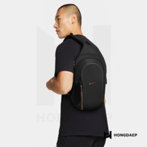 나이키 남녀공용 스포츠 에센셜 슬링백 - 블랙