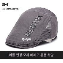 남성베레모 2023 여름 신제품 Breda 모자 남성 여름 뭉크 모자 나쁜 -베스트 중공 오리 둘 다 모자 레트로 패션 자수