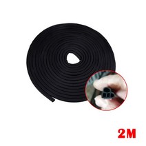 샤워부스프로파일 Universal car v shape rubber seal weather strip 중공 유리 창 가장자리 몰딩 장식 씰링 weatherstrip 2, 검은색