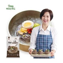 [박미선 착한] 순메밀면 10인분 (메밀면 10팩+동치미육수 6팩+비빔장 4팩), 1세트