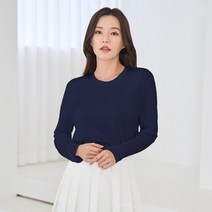 이너핏웨어 BFL 여성 등산 낚시 골프 운동 스포츠 이너티 라운드 긴팔티 S23RTS-502W 2매
