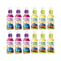 한국 야쿠르트유기농 오늘의 야채 키즈 220ml 사과+포도 6+6개, 단품, 단품