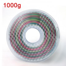 필라멘트 PLA 3d 프린터 소모품 재료 무지개 실크 실키 풍부한 광택 인쇄 여러 가지, 12 RAINBOW G-1kg